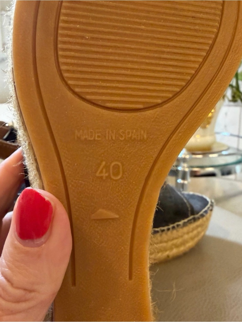 Toni Pons 'Lugano' Espadrille Wedge Sandal Black Size EU 40/US 9-9.5 NWOB - Picture 8 of 10
